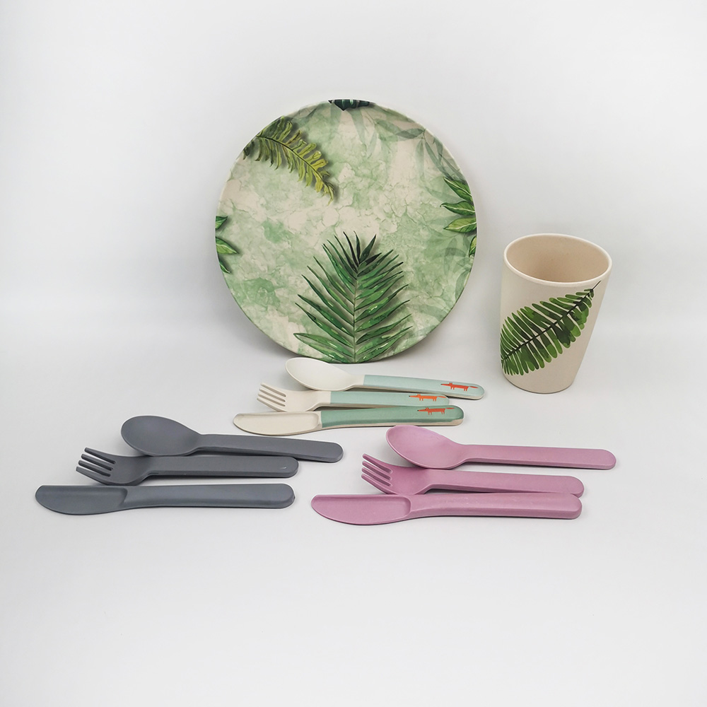 Eco Friendly Kitchenware Cutlery Set - Forks Spoons Knives Utensils