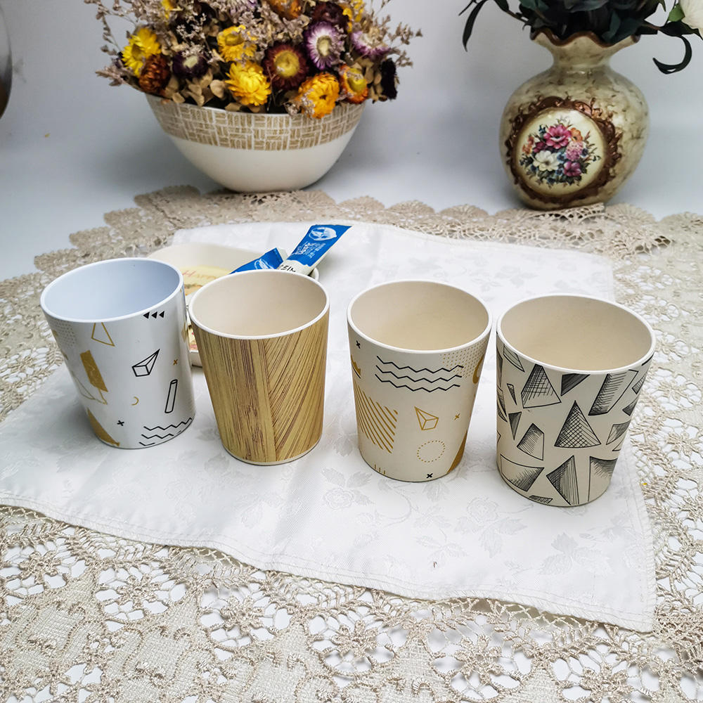 New Design Eco-friendly Kitchenware Popular Bamboo Fiber Coffee Mugs