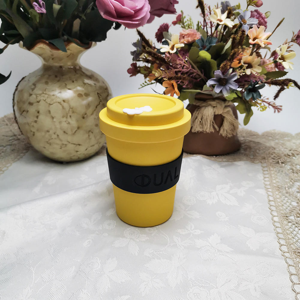 Portable and Customizable Top Quality Coffee Cup Melamine Mug with Lid