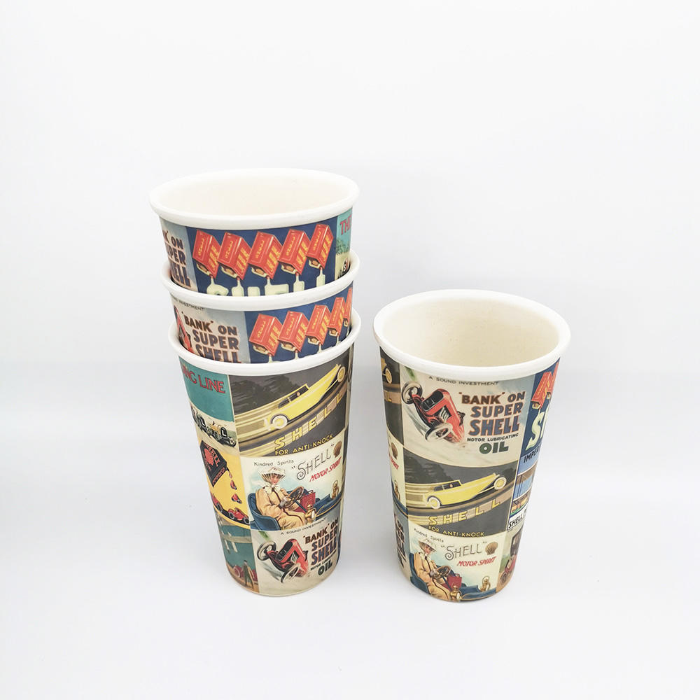 Wholesale Custom Logo Printed Adult Mug Melamine/Bamboo Fiber Cup