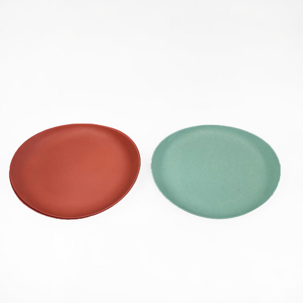 Multi-Colored Round Dinner Plate Sets For Indoor And Outdoor Use