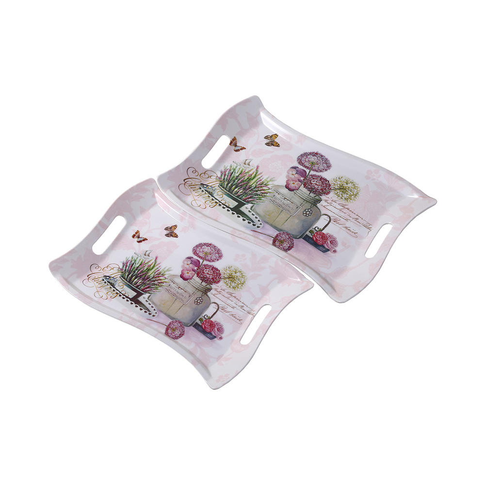 Special shaped double ear tray, fruit and nut tray, storage tray